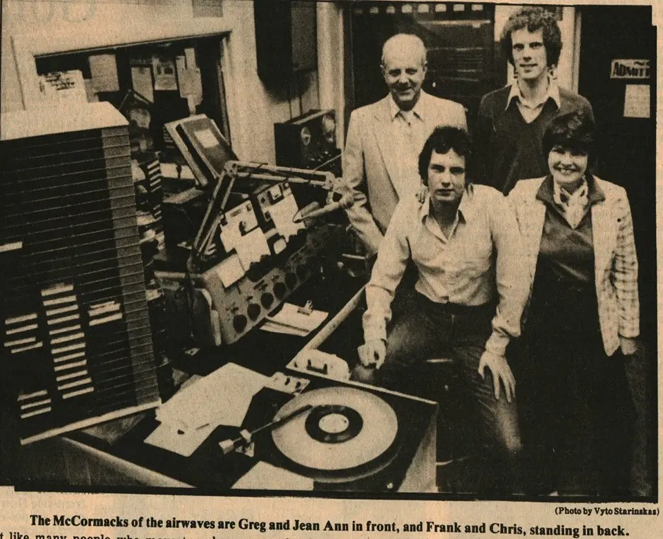 My First radio job